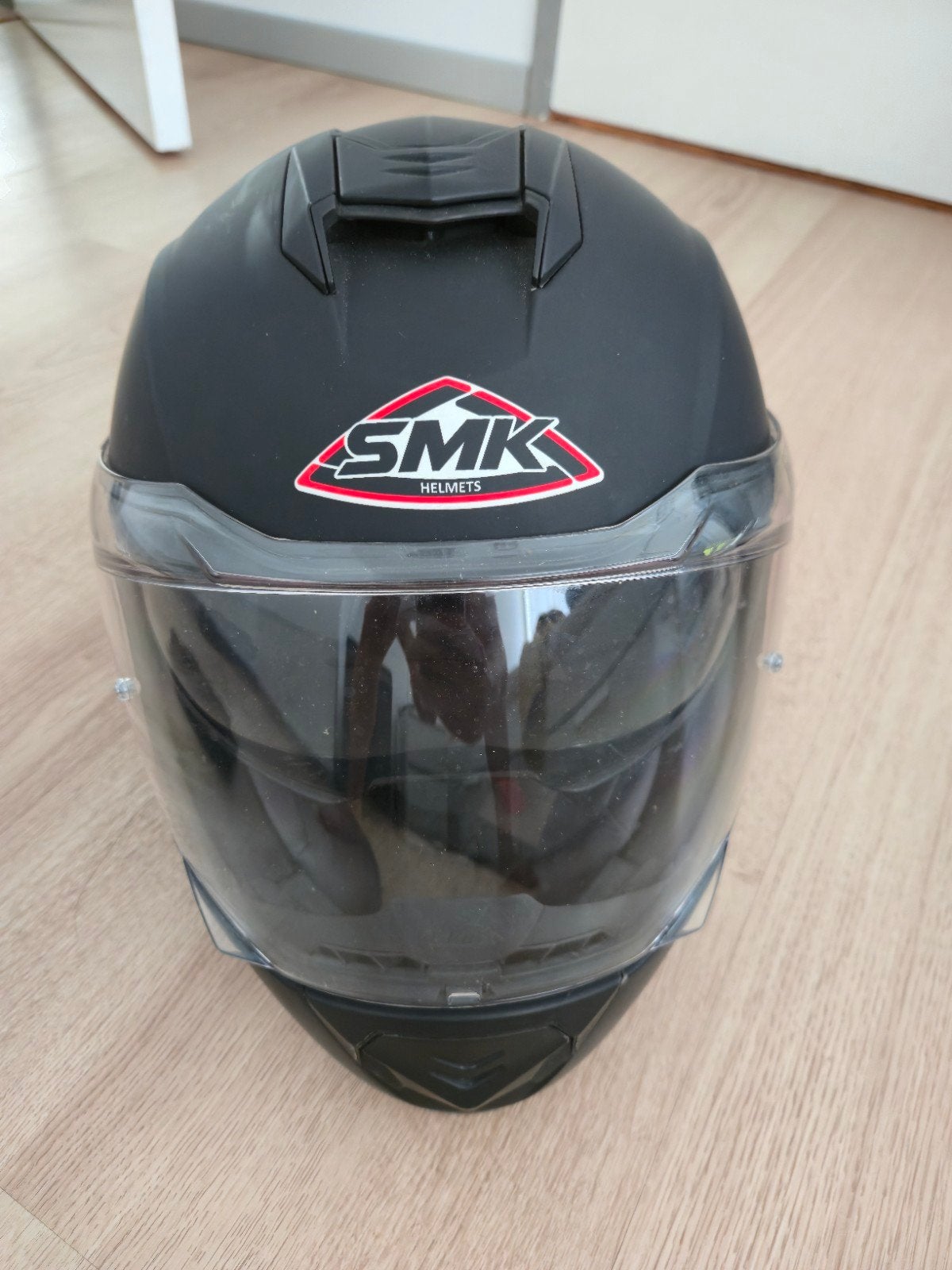 SMK Integraalhelm Zwart Mat - Maat L, Overige merken, Heren, Ophalen of Verzenden, Integraalhelm