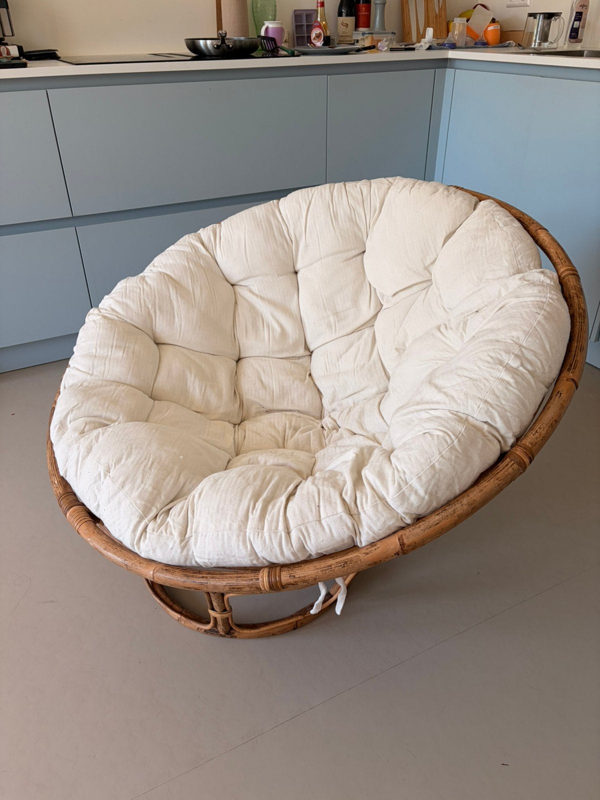 Papasan stoel, Ophalen, Zo goed als nieuw, Stoel, 2 zitplaatsen