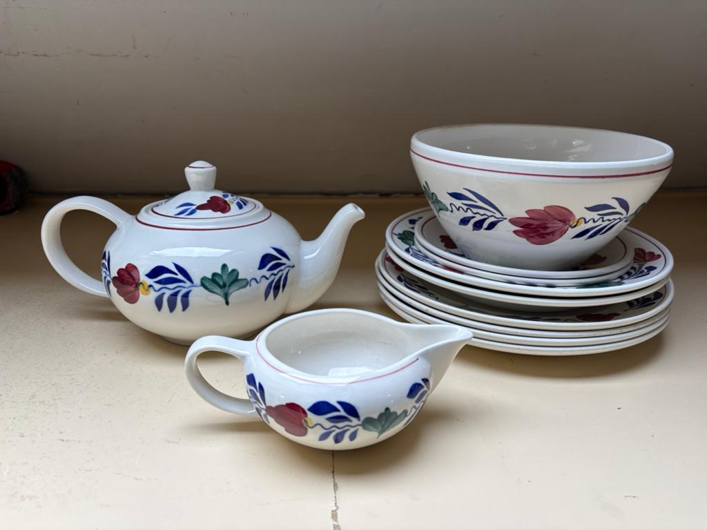 Servies Boerenbont, Antiek en Kunst, Antiek | Servies compleet, Ophalen