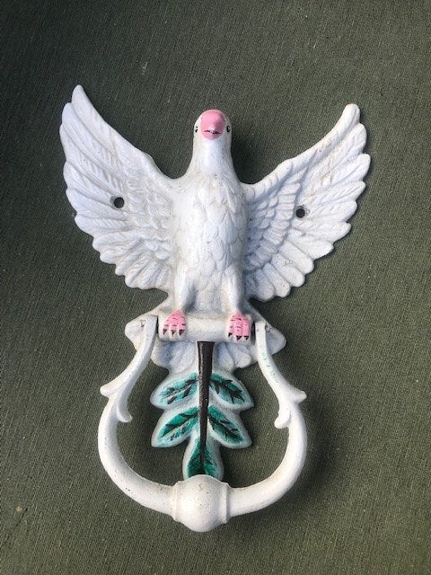 metalen deurklopper, VREDESDUIF, Ophalen of Verzenden