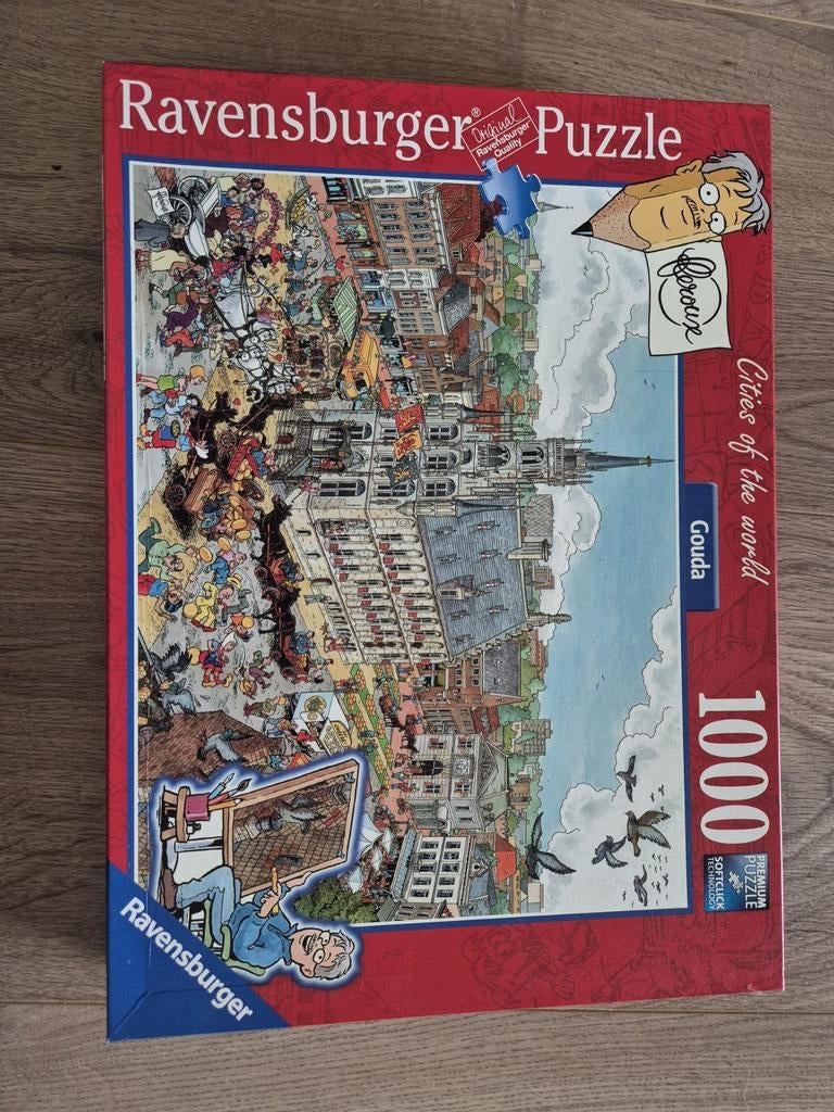 Puzzel ravensburger gouda, Ophalen of Verzenden, 500 t/m 1500 stukjes, Zo goed als nieuw