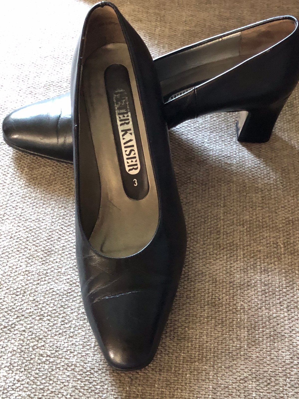 Peter Kaiser zwarte pumps maat 3(35,5), Kleding | Dames, Schoenen, Pumps, Zwart, Ophalen of Verzenden, Gedragen