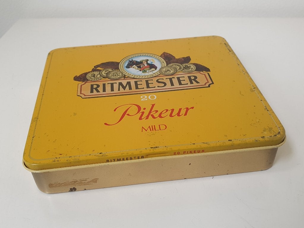 sigarenblikje Ritmeester Pikeur, slechts €2,50 verzendkstn!, Verzenden, Zo goed als nieuw, Overige
