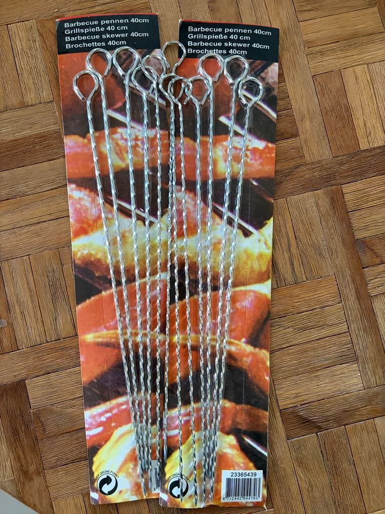 12x Saté Spiezen 40cm voor BBQ - Nieuw, Ophalen of Verzenden, Nieuw