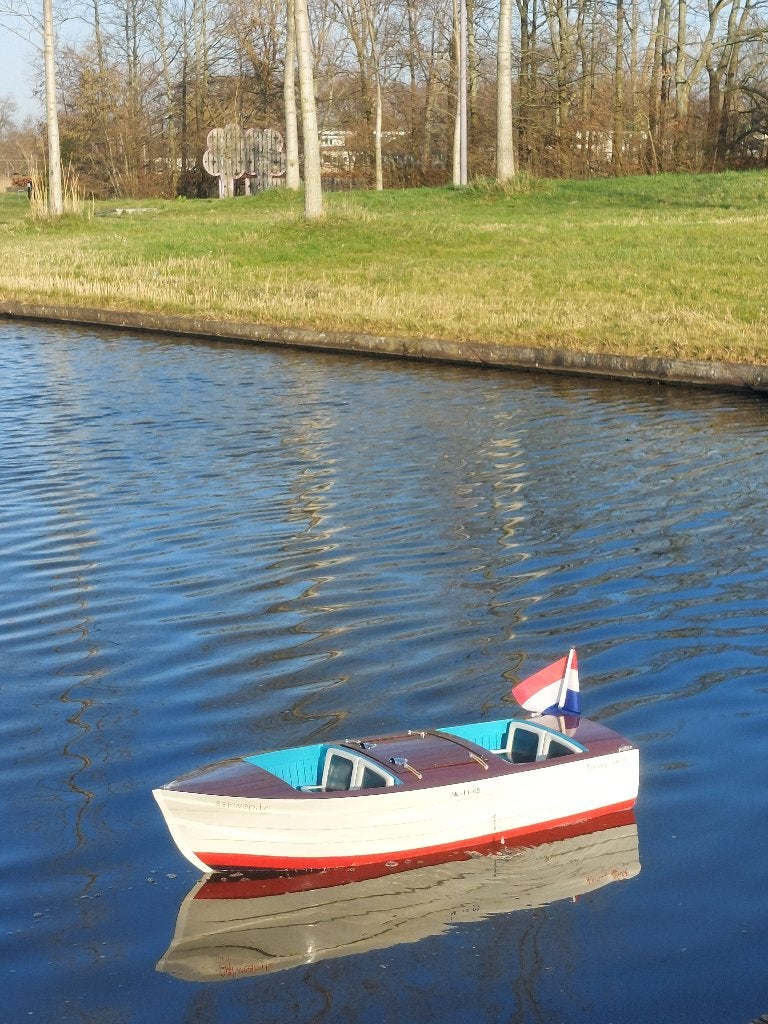 Jersey skiff rc speedboot 120cm brushless, Hobby en Vrije tijd, Ophalen of Verzenden, Zo goed als nieuw, Groter dan 1:32, Overige merken