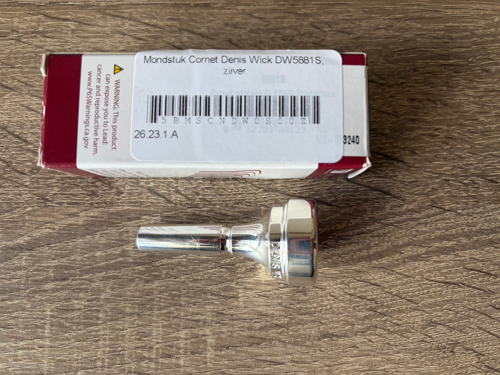 Dennis Wick Cornet Mondstuk DW5881S, Ophalen of Verzenden, Zo goed als nieuw, Overige typen