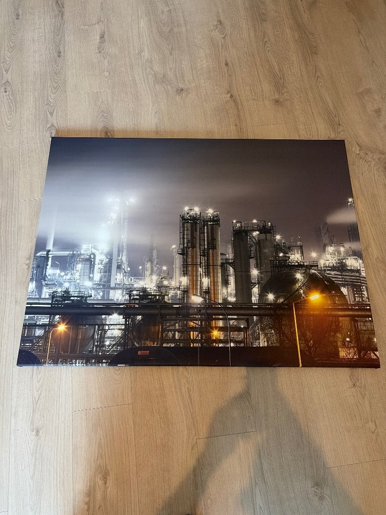 Schilderij industrie, Ophalen, Zo goed als nieuw, Schilderij, 100 tot 125 cm