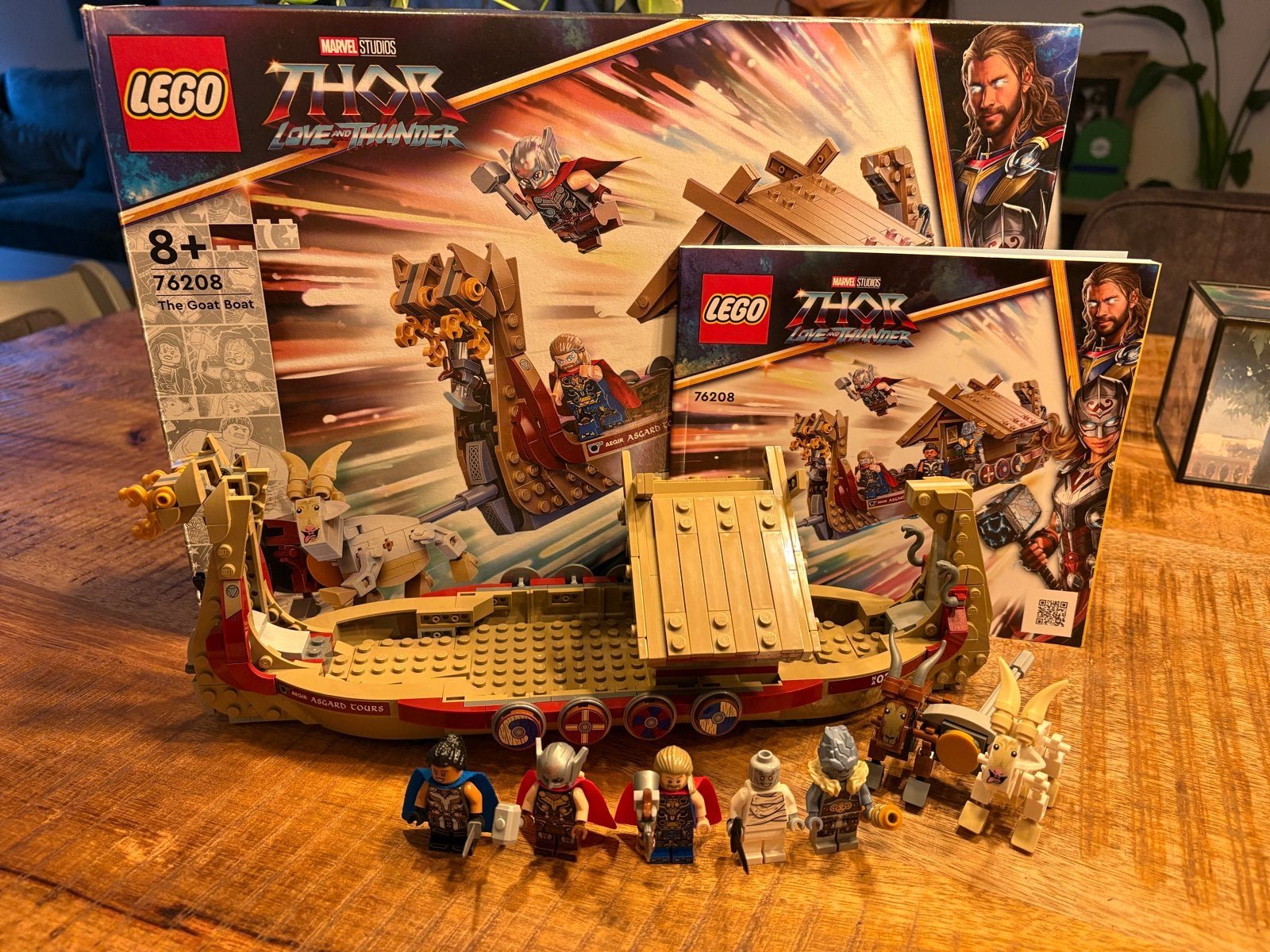 LEGO Marvel Thor Love and Thunder The Goat Boat 76208, Ophalen of Verzenden, Zo goed als nieuw