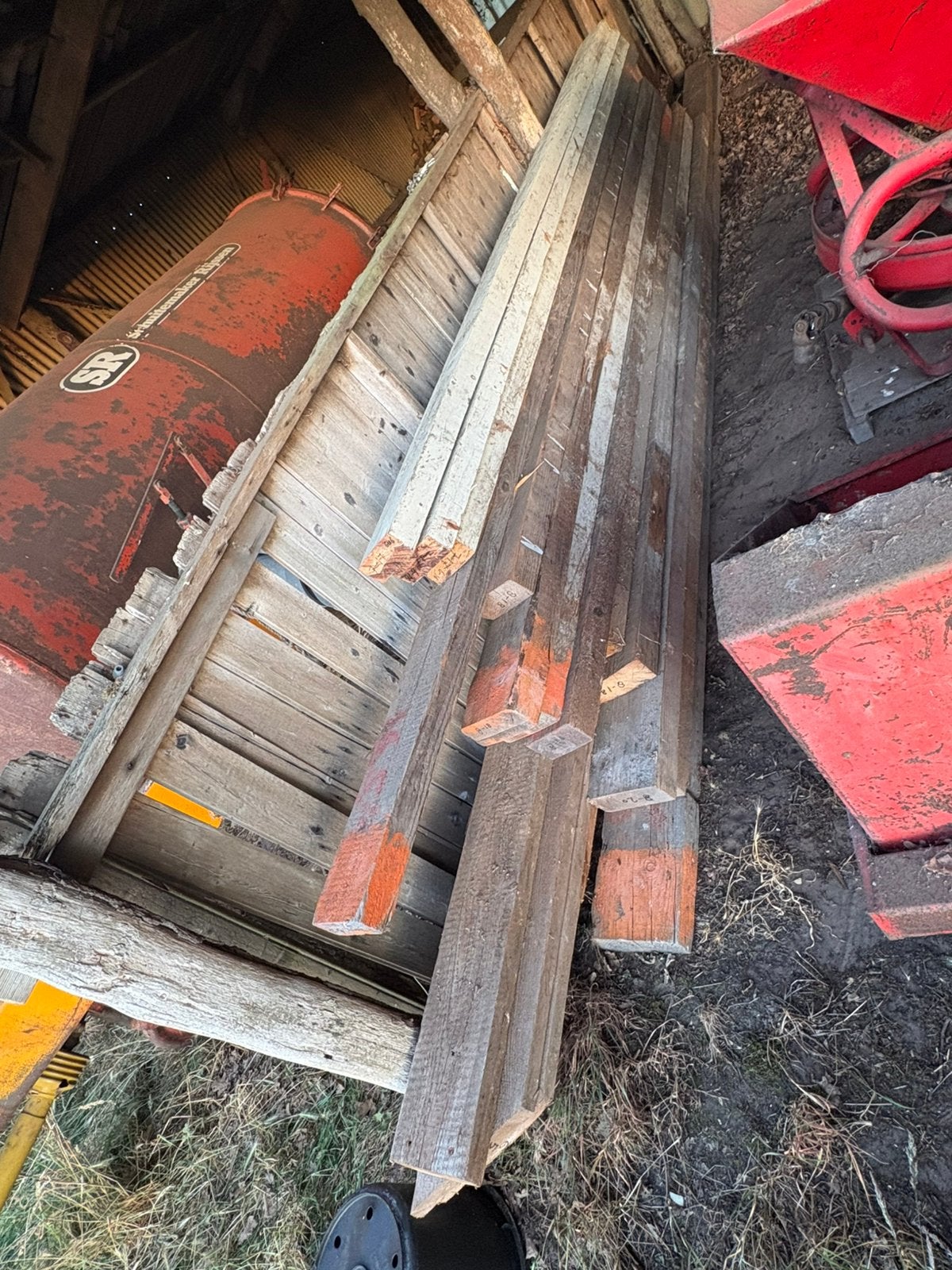 Kap hout, Tuin en Terras, Palen, Balken en Planken, Ophalen of Verzenden, Zo goed als nieuw, Minder dan 180 cm, Planken