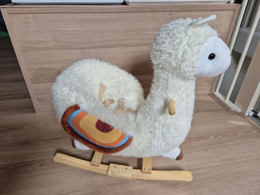 Alpaca hobbeldier voor baby's en peuters, Ophalen, Zo goed als nieuw, Overige typen, Met geluid