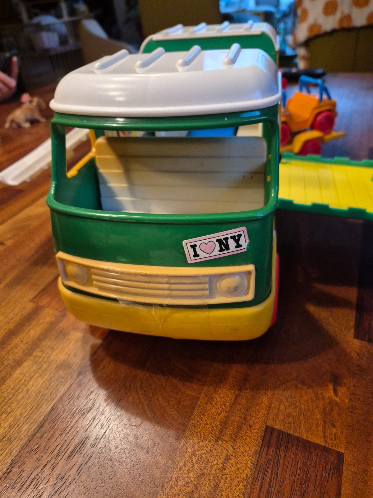 Vintage Fisher-Price Sesamstraat Camper met Accessoires, Ophalen of Verzenden, Gebruikt