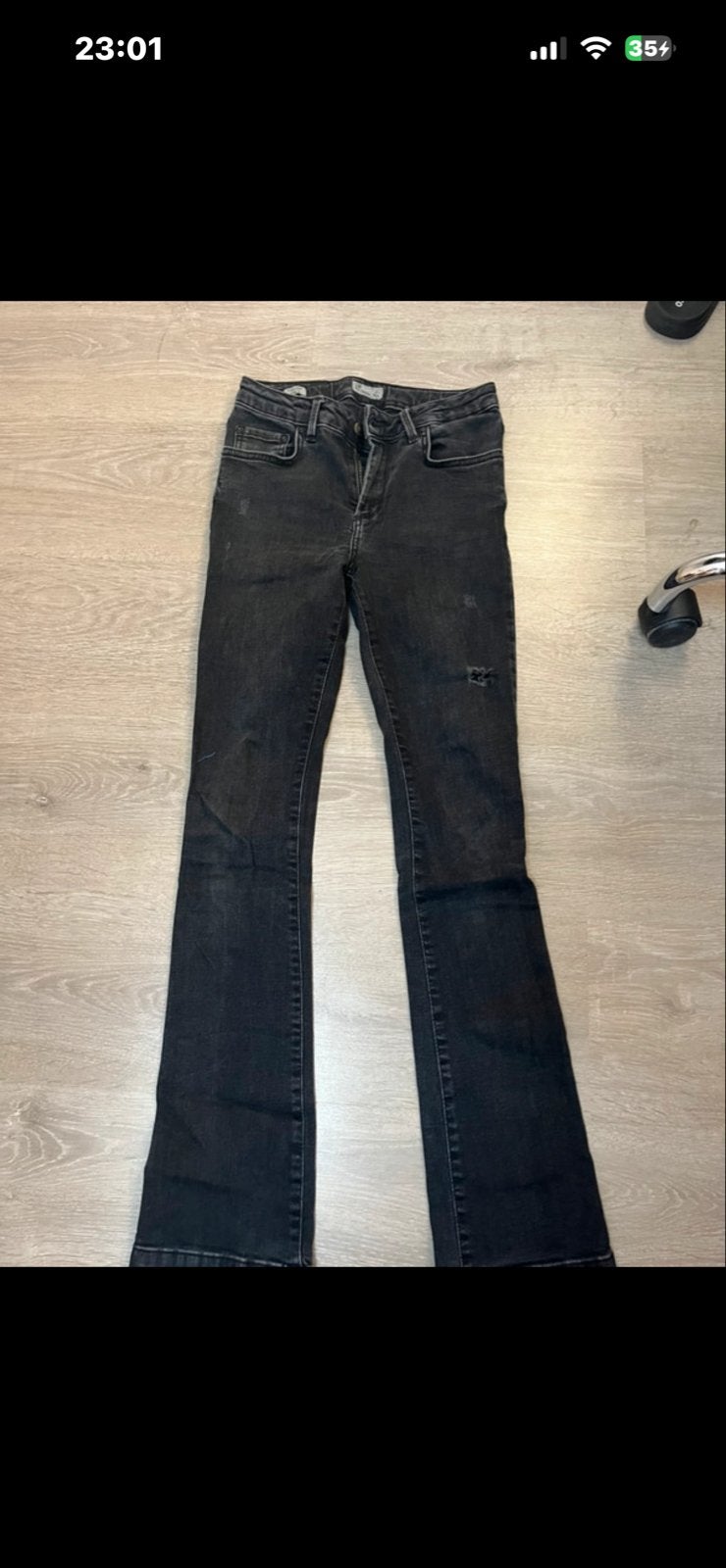LTB Blue Addicted flared jeans maat W28/W29, Ophalen of Verzenden, Gedragen, Zwart, W28 - W29 (confectie 36)
