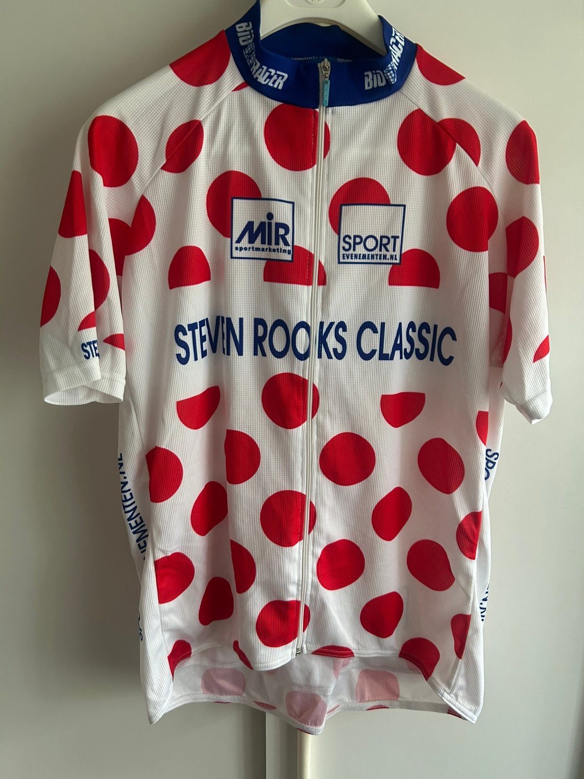Vintage wielershirt Steven Rooks Classic bolletjestrui XL, Sport en Fitness, Wielrennen, Zo goed als nieuw, Kleding, Ophalen of Verzenden