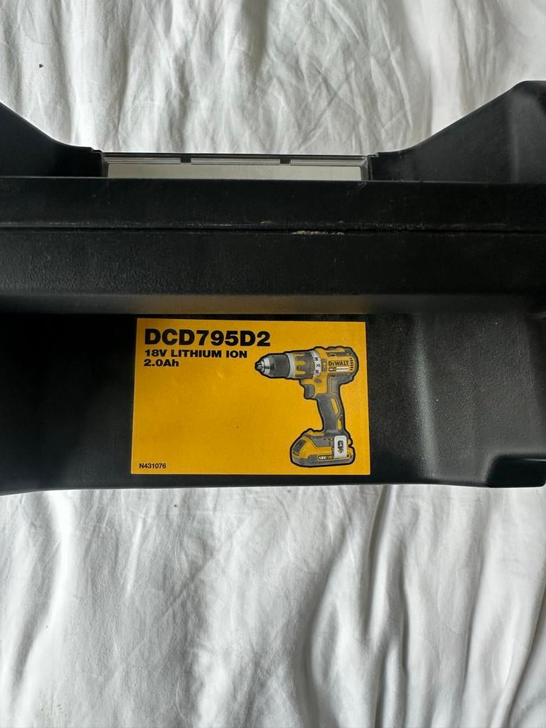 DeWalt DCD795D2 Klopboormachine 18V XR Li-Ion, 600 watt of meer, Ophalen of Verzenden, Klopboormechanisme, Zo goed als nieuw