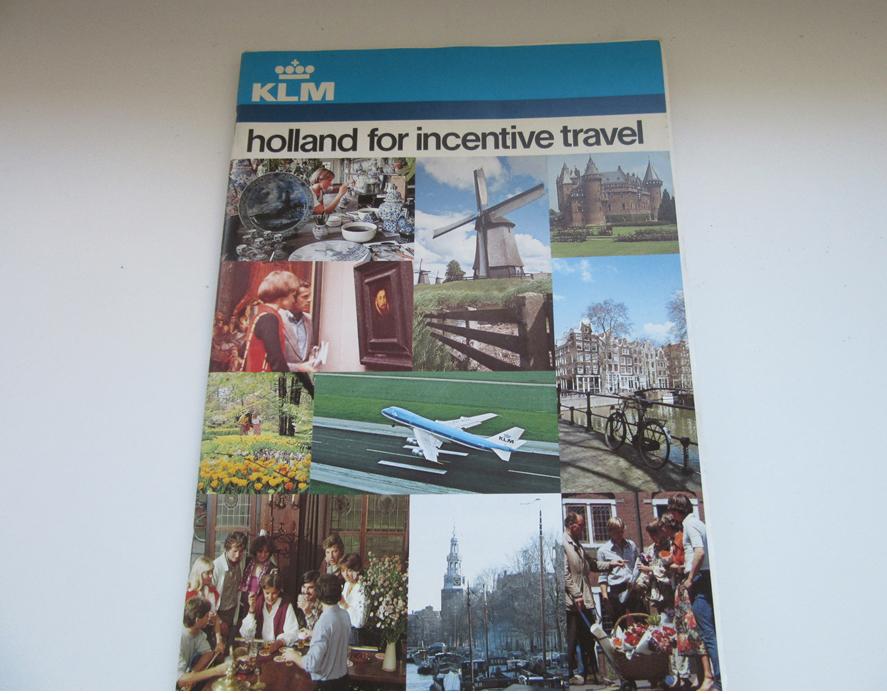 KLM Holland for incentive travel, Verzamelen, Luchtvaart en Vliegtuigspotten, Verzenden, Gebruikt, Overige typen