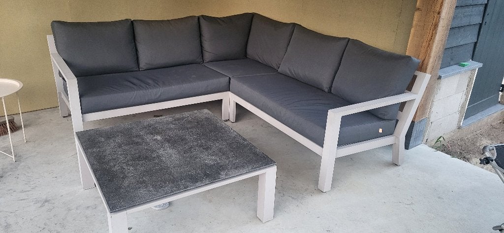 Lounge set, Tuin en Terras, Ophalen, Gebruikt, Loungeset, Bank