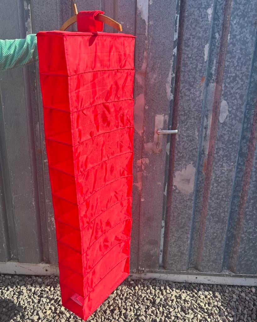 Ikea Skubb stoffen kast organizer rood - 10 vakken, Ophalen of Verzenden, 25 tot 50 cm, Minder dan 100 cm