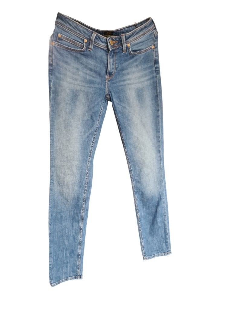 Lee spijkerbroek. Slim Fit Blauw W26L33, Blauw, Nieuw, Ophalen of Verzenden, W27 (confectie 34) of kleiner