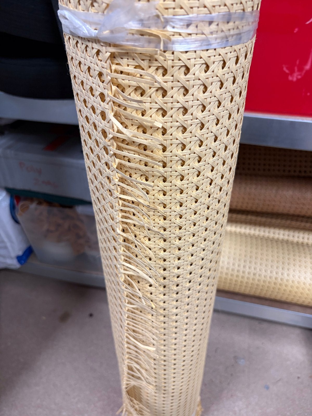 Webbing Papier Rotan Look - 1m breed, 15m rol, Verzenden, Nieuw