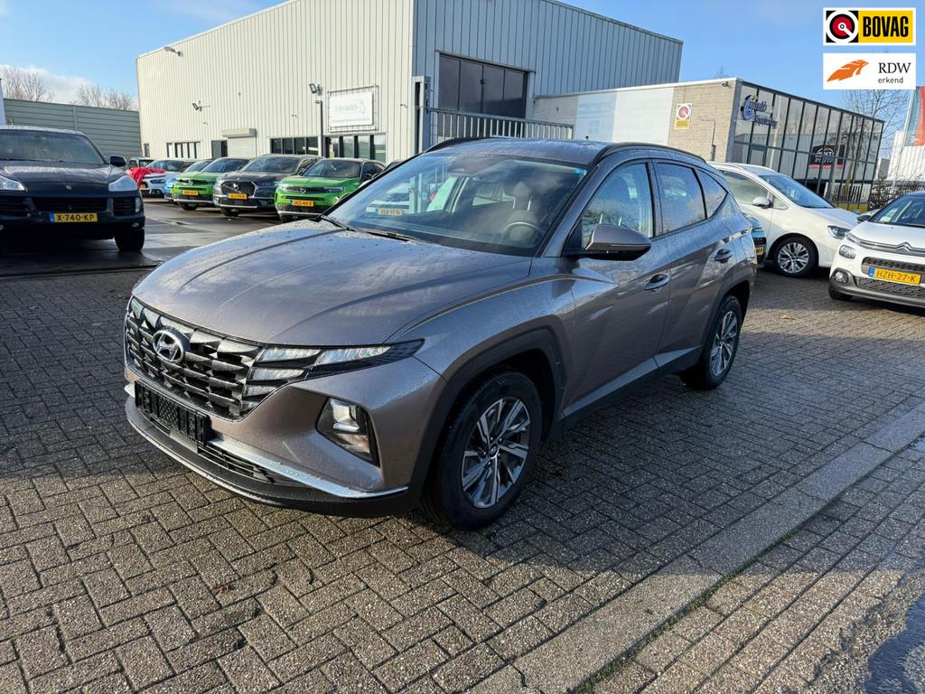 Hyundai Tucson 1.6 T-GDI MHEV Comfort Automaat, Navi Dealer, Stof, Gebruikt, 4 cilinders, 150 pk