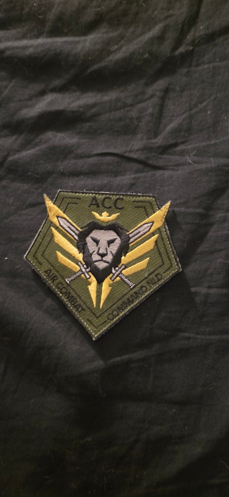 ACC Air Combat Command patch, Ophalen of Verzenden, Luchtmacht, Nederland, Embleem of Badge