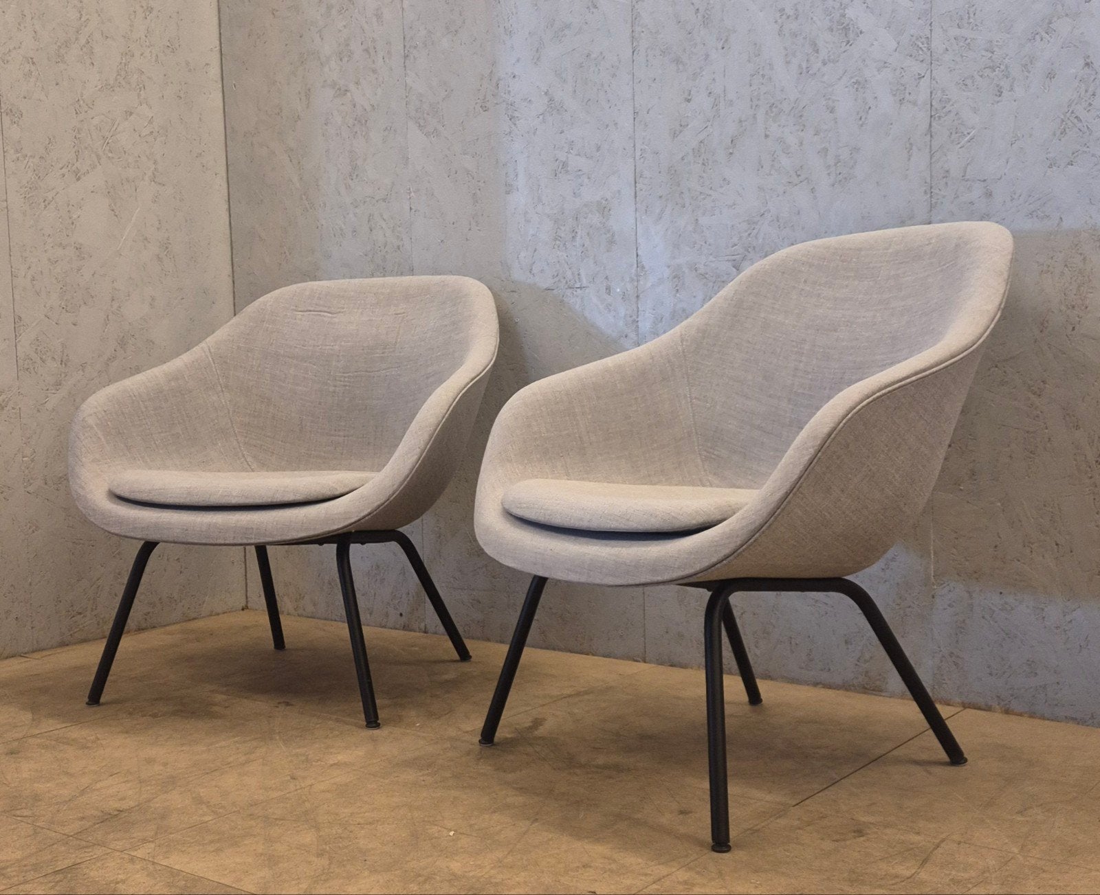 HAY AAL 87 fauteuil Hee Welling lichtgrijs, Ophalen, Twee, Scandinavisch / Modern, Metaal