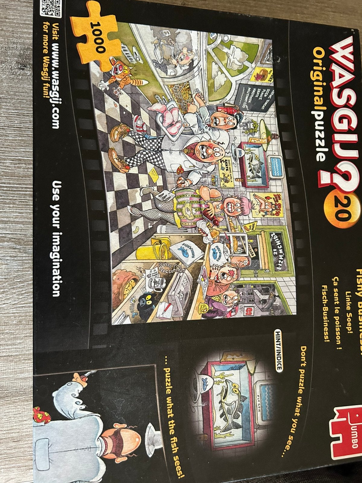 3x wasgij puzzels 1000 stukjes, Hobby en Vrije tijd, Denksport en Puzzels, Gebruikt, 500 t/m 1500 stukjes, Ophalen of Verzenden