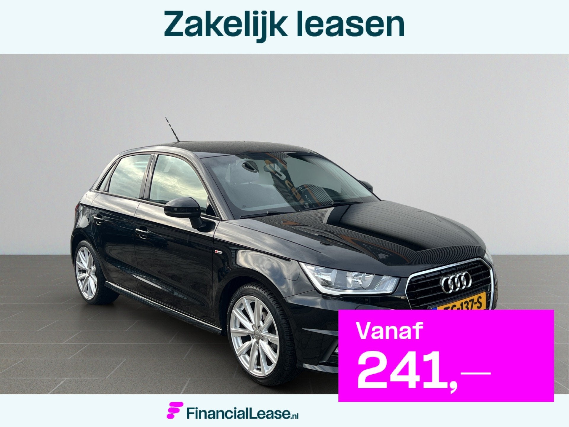 Audi A1 Sportback 1.0 TFSI 2x S-line | Navi | Airco |, Stof, 580 kg, 4 stoelen, Origineel Nederlands