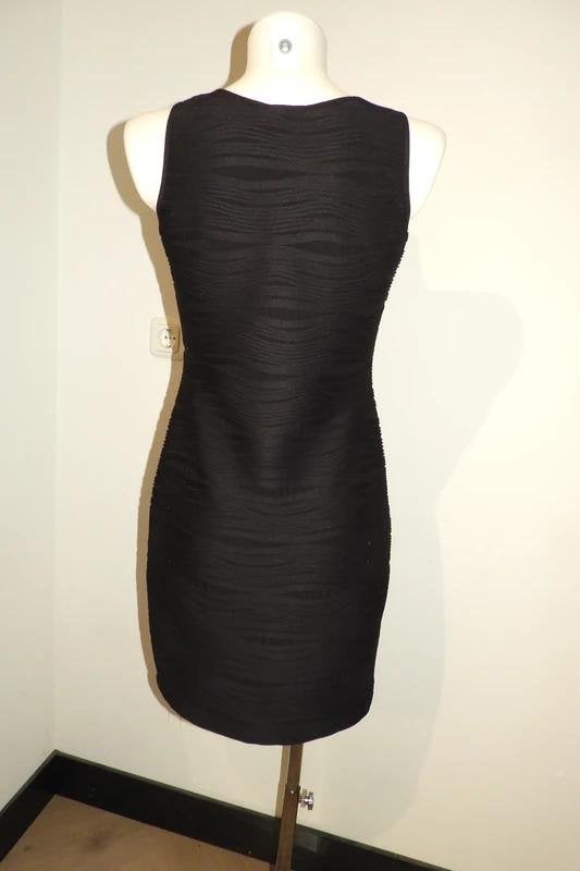 Joseph Ribkoff stretch jurk zwart golvend werk stof mt M, Maat 38/40 (M), Verzenden, Zwart, Joseph Ribkoff