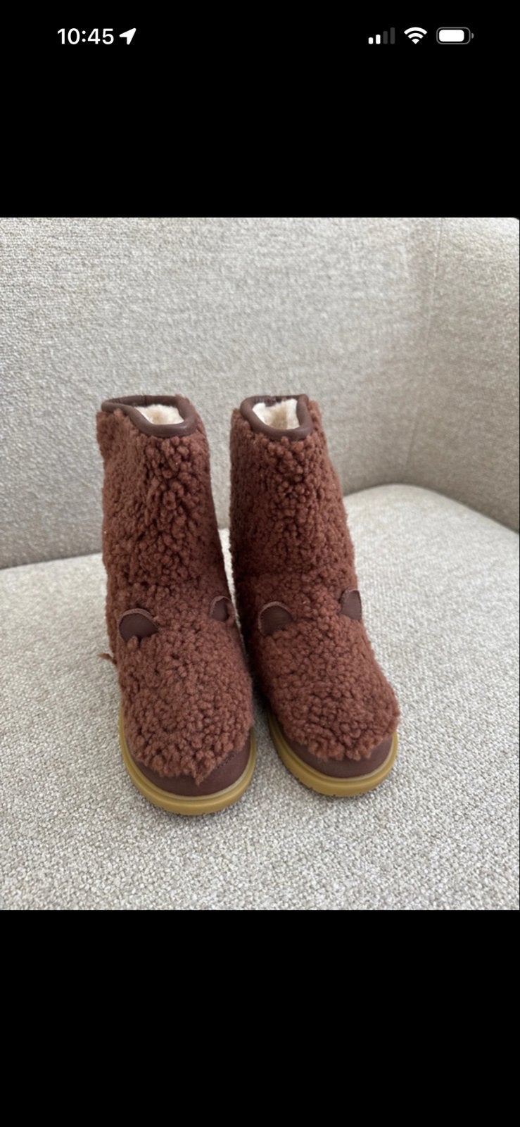 Nieuwe Donsje laarzen - Bruin teddy, Kinderen en Baby's, Ophalen, Nieuw, Jongen of Meisje, Laarzen