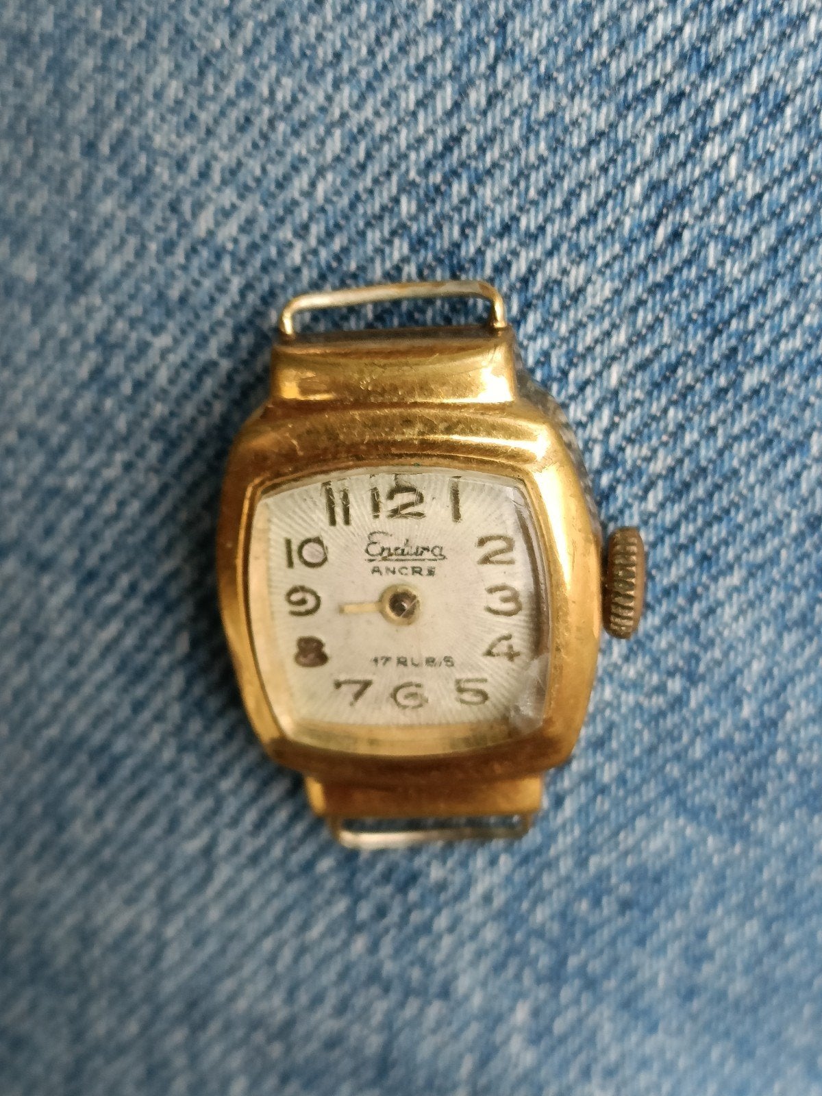 Vintage Endura dameshorloge uit de jaren '50 of '60., Ophalen of Verzenden, Polshorloge, Overige merken