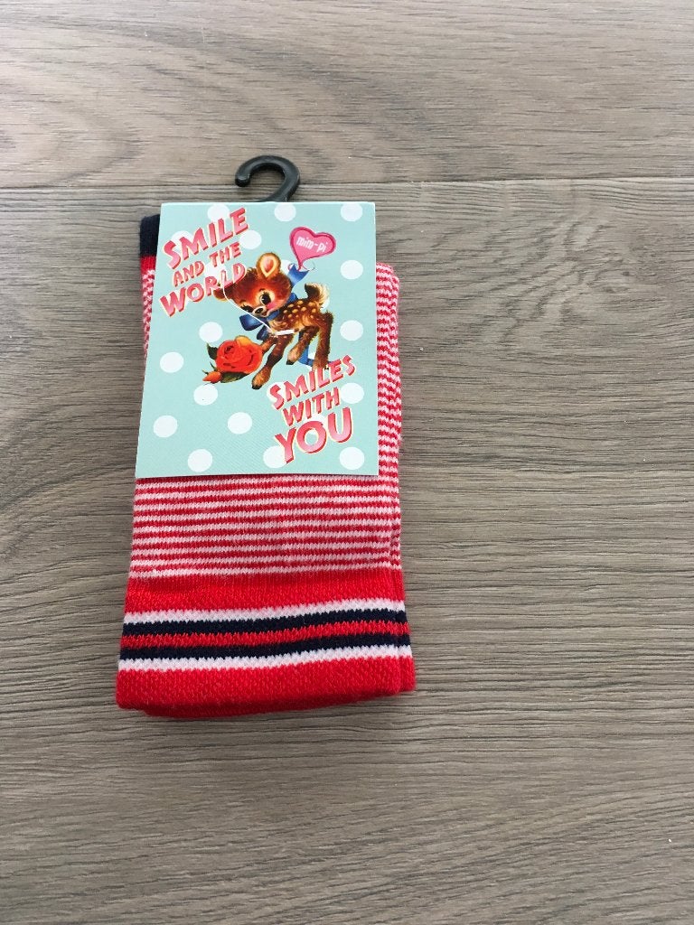 MIM-PI kniekous / sokjes NIEUW rood / blauw maat 74/80 ZJ, Meisje, Nieuw, Ophalen of Verzenden, Sokjes