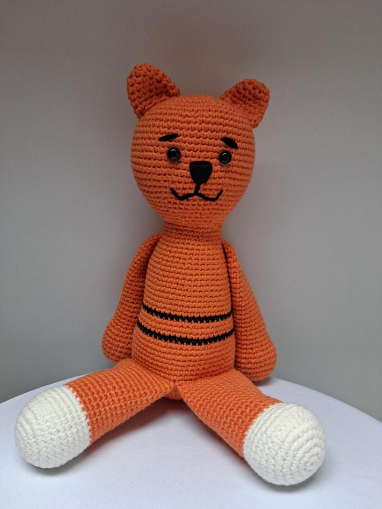 Gehaakte knuffel kat nieuw, Ophalen of Verzenden, Nieuw