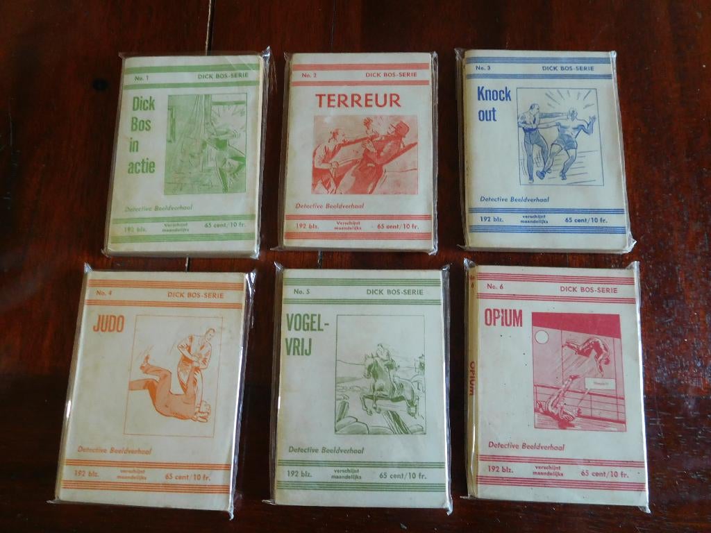 complete serie Dick Bos, Boeken, Stripboeken, Complete serie of reeks, Ophalen of Verzenden, Gelezen