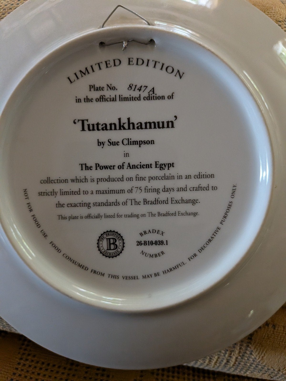 Limited Edition 'Toetanchamon' Sierbord, Ophalen of Verzenden