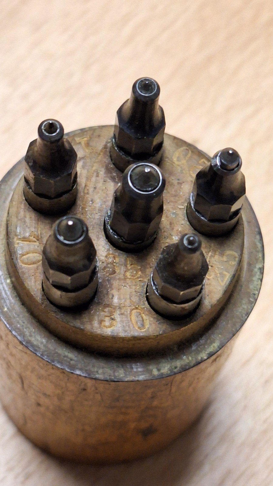 Set horlogemakers klokkenmakers ponzen gereedschap., Verzenden, Staal, Overige merken, 1960 of later