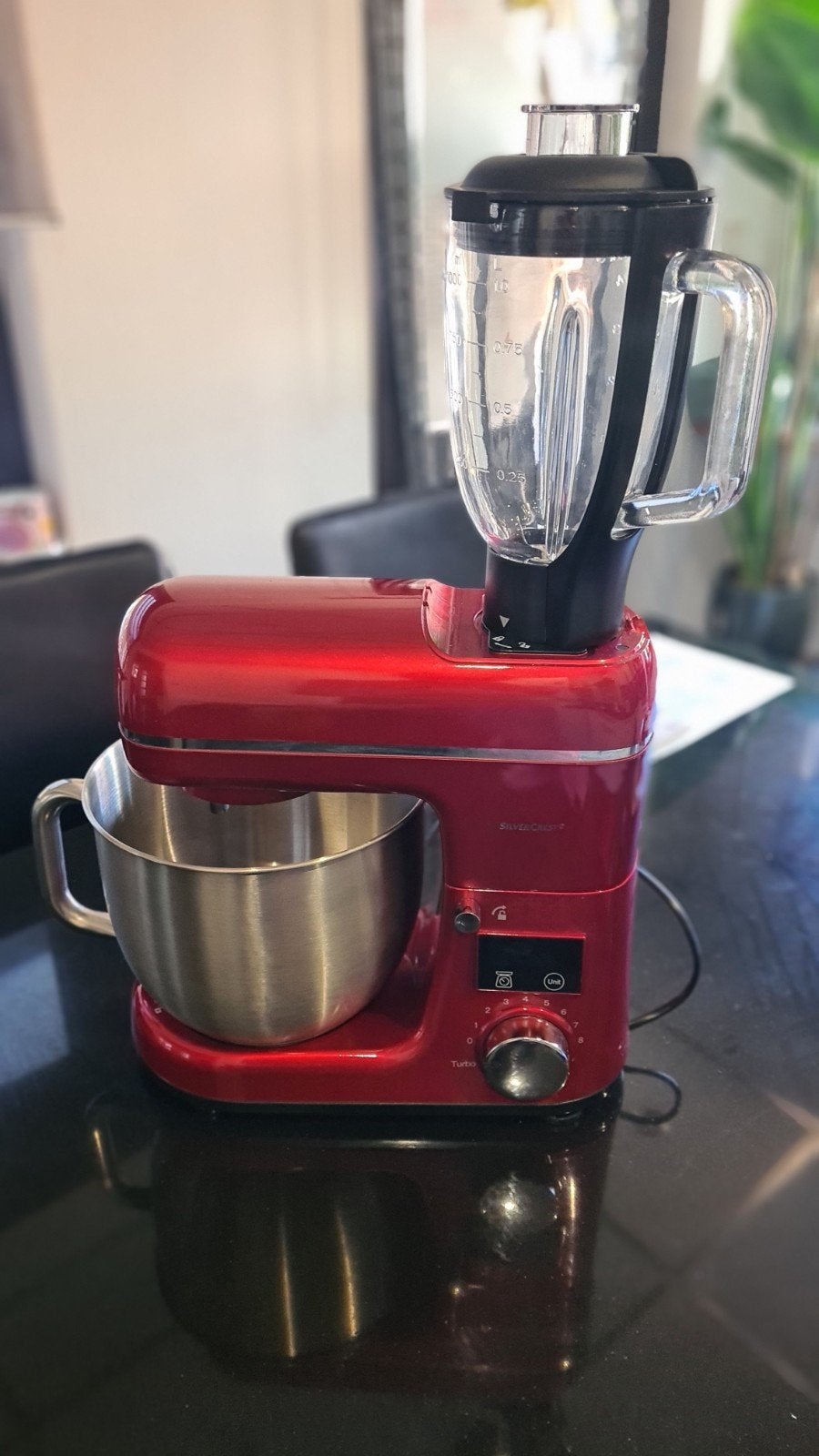 SilverCrest keukenmachine 900W met blender., Witgoed en Apparatuur, Ophalen, Gebruikt, 3 snelheden of meer