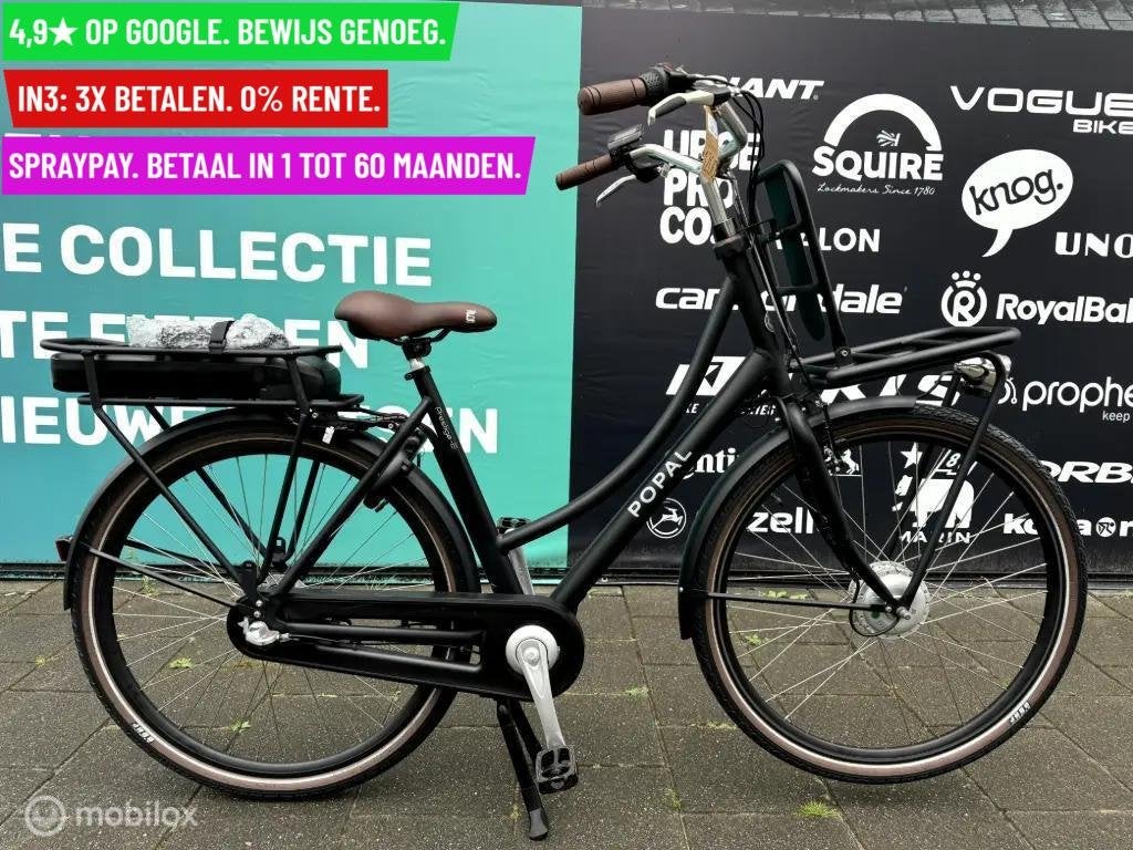 E-Bike Popal Prestige-E 28"/53cm/Zwart, Overige merken, 9713 Bv Groningen, Gebruikt, Popal