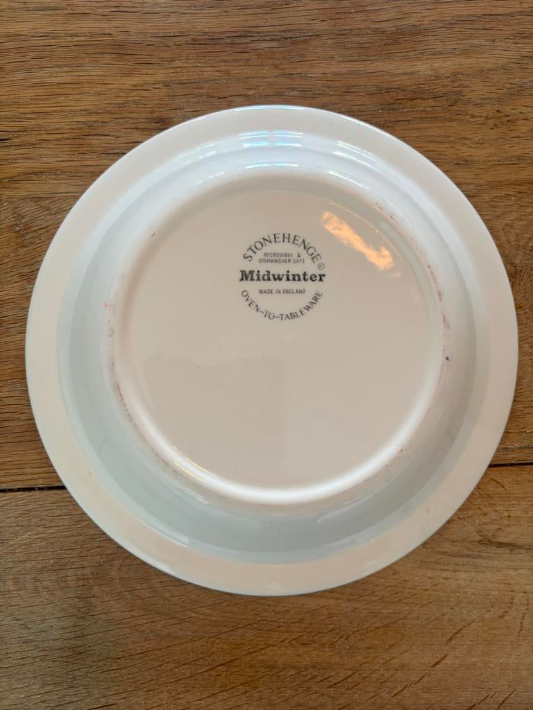 Midwinter Stonehenge Oven-to-Tableware Kom - Wit, Ophalen, Gebruikt, Keramiek, Bord(en)