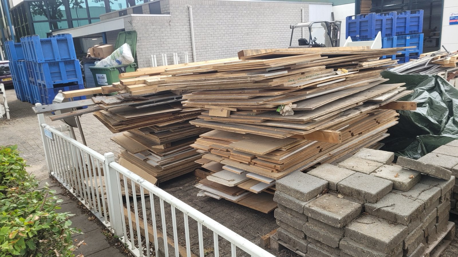 Diverse partij plaatmateriaal en houten planken, Doe-het-zelf en Verbouw, Ophalen, Gebruikt, Minder dan 25 mm, Overige typen