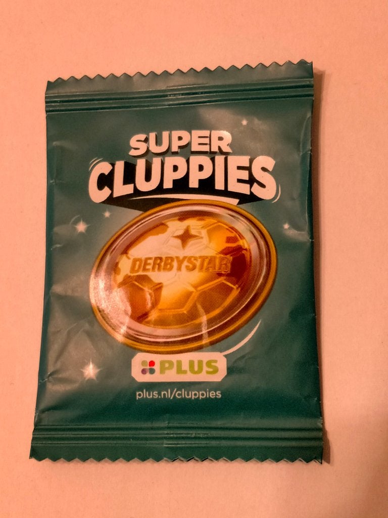 Derbystar super cluppie nr 4 plus munt supercluppie, Verzenden, Zo goed als nieuw, Overige binnenlandse clubs, Overige typen