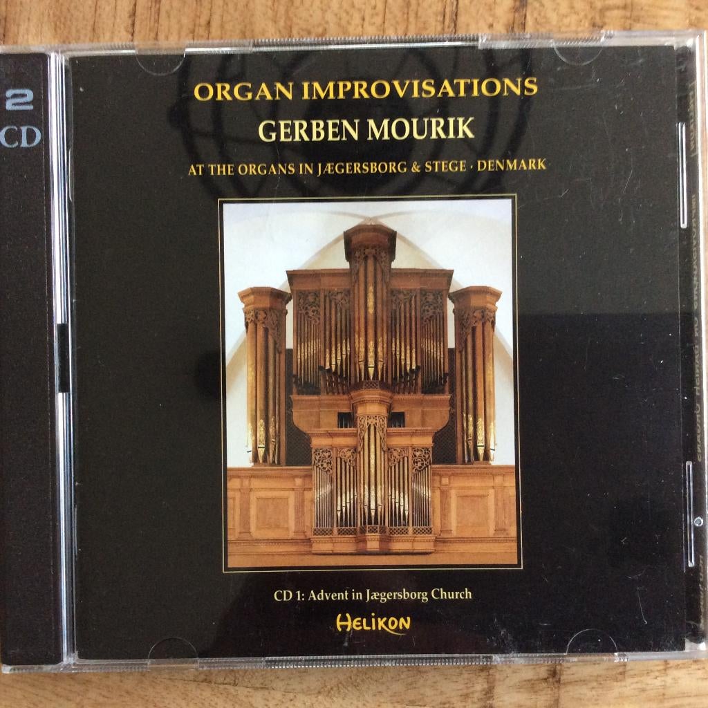 Orgel 2cd - Gerben Mourik, improvisaties, Jaegersborg /Stege, Ophalen of Verzenden, Modernisme tot heden, Zo goed als nieuw, Kamermuziek