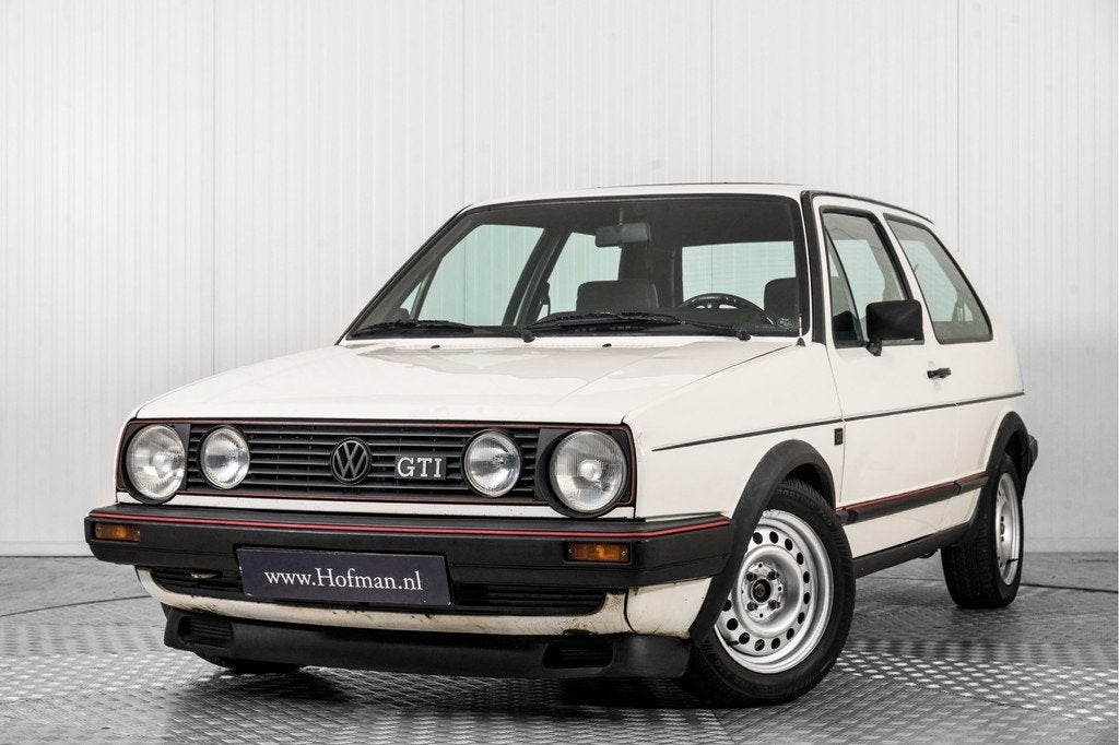 Volkswagen Golf 1.8 GTI (bj 1987), Voorwielaandrijving, Gebruikt, 4 cilinders, Wit
