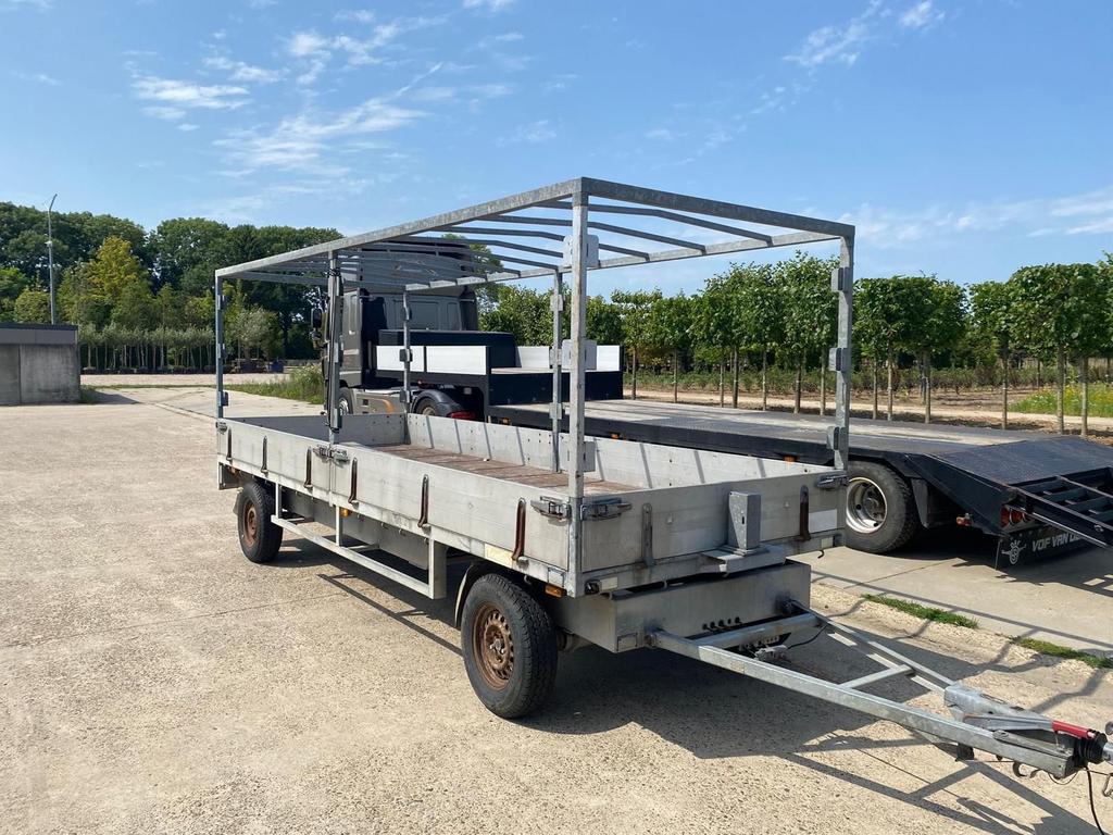Verdonk Aanhangwagen 5,00 x 1,75 m met Kenteken en Oplooprem, Ophalen, Gebruikt
