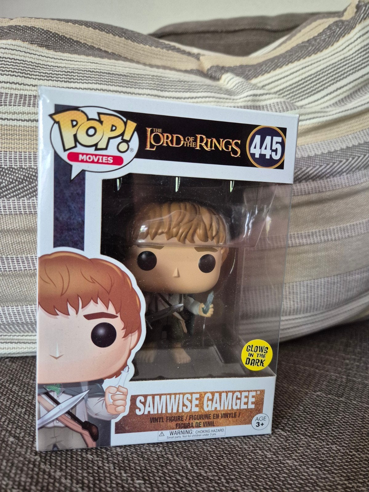 Funko Pop LOTR Samwise Gamgee 445 GitD, Verzamelen, Verzenden, Gebruikt, Actiefiguurtje