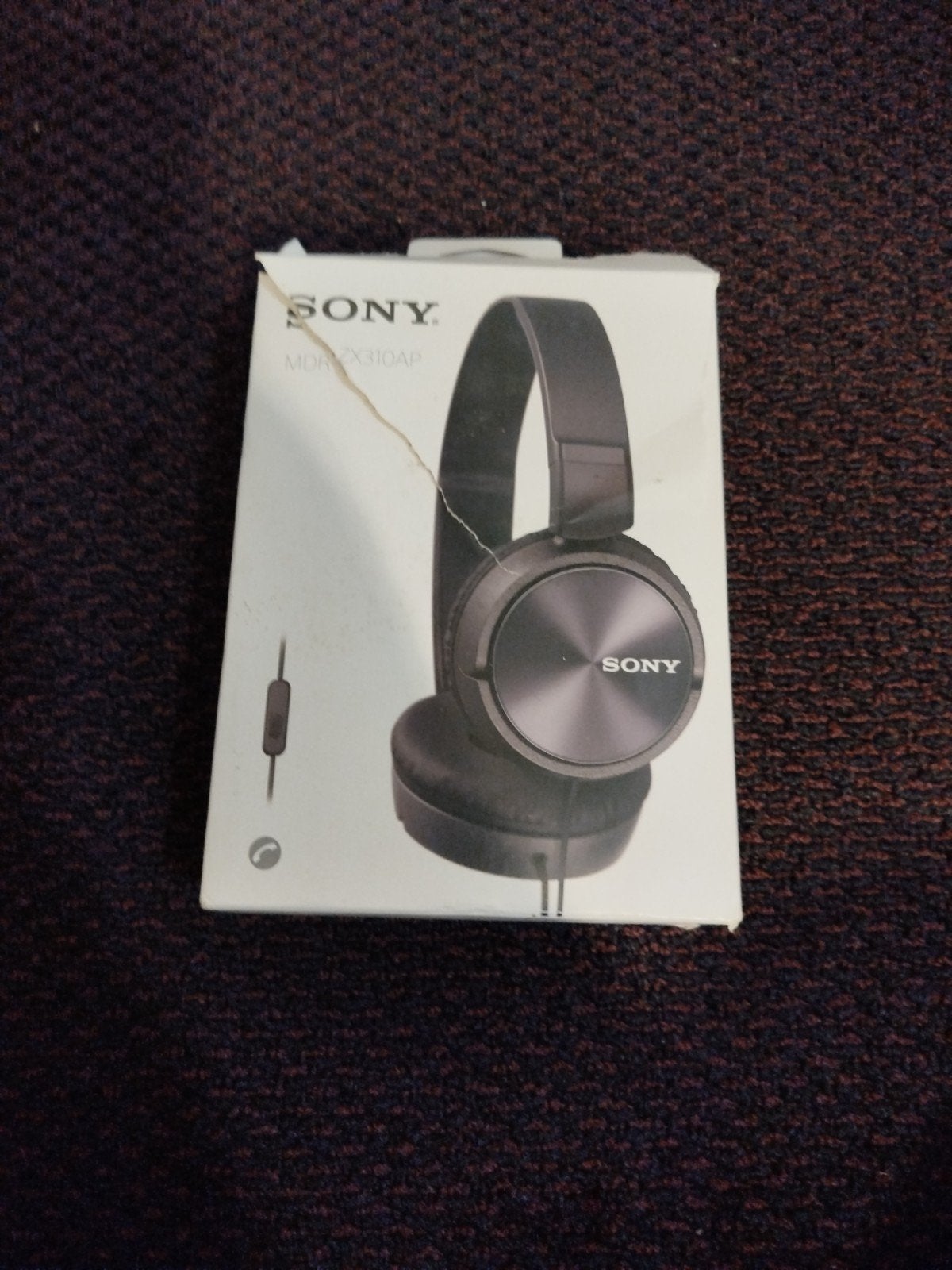 Sony MDR-ZX310AP koptelefoon - Nieuwstaat, doos beschadigd, Ophalen, On-ear, Zo goed als nieuw, Sony