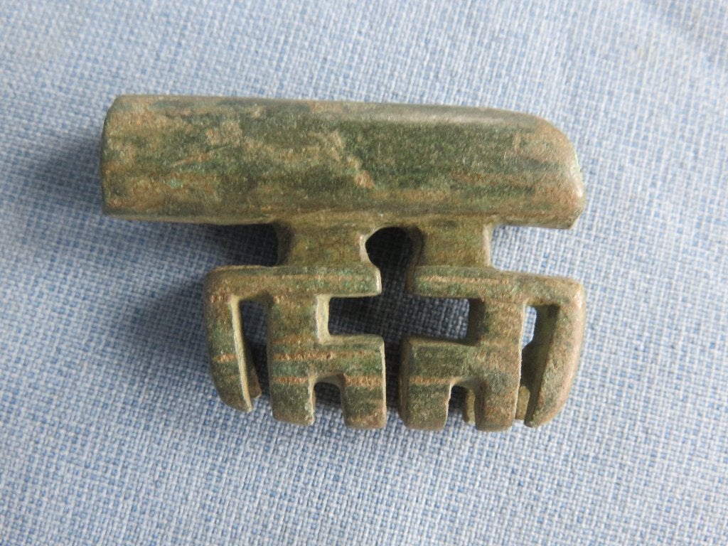 Middeleeuwen – Gotische sleutel baard - 13e - 14e eeuw, Antiek en Kunst, Ophalen of Verzenden, Brons