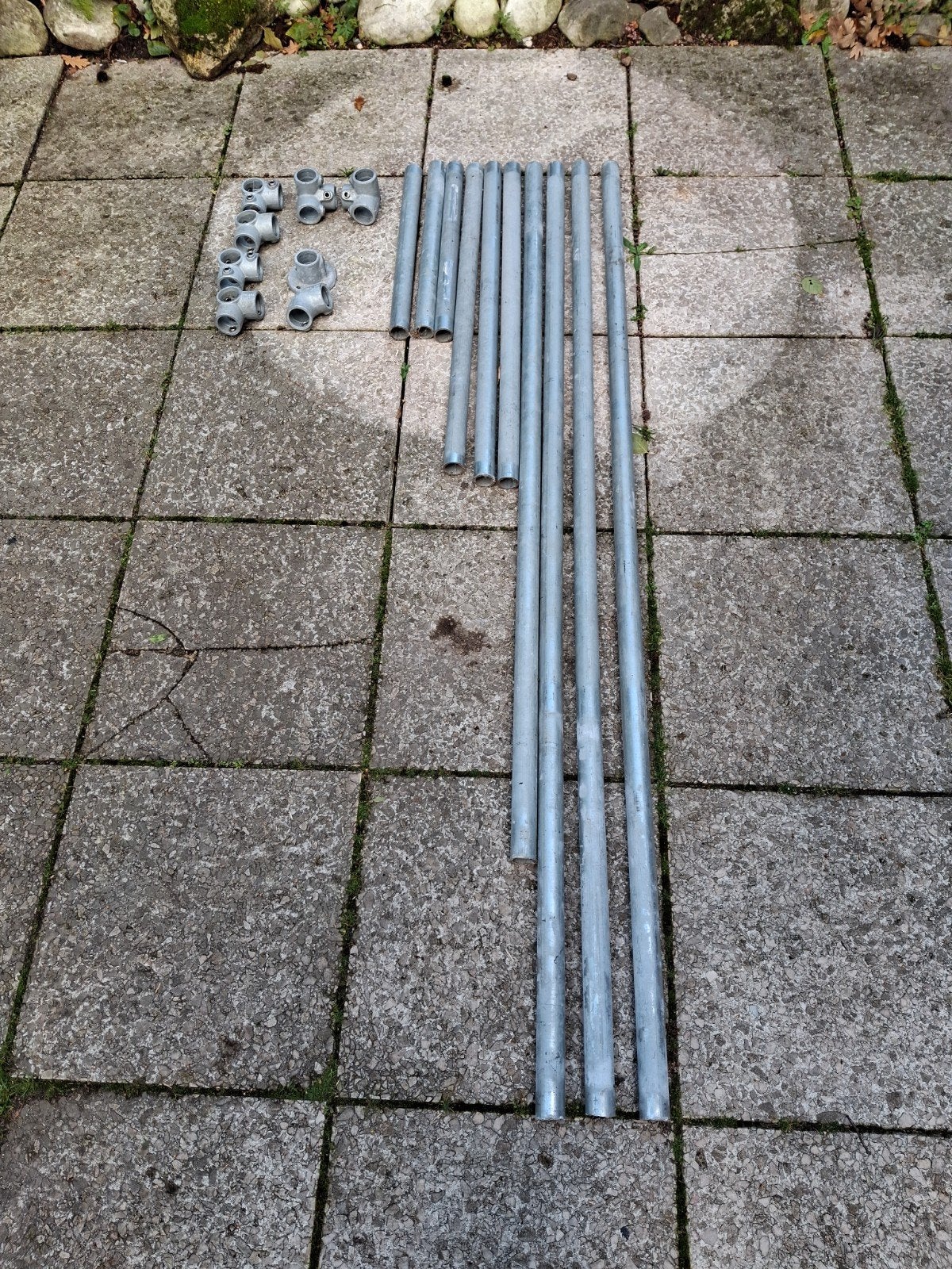 steigerbuis en koppelingen, Ophalen, Gebruikt, Metaal