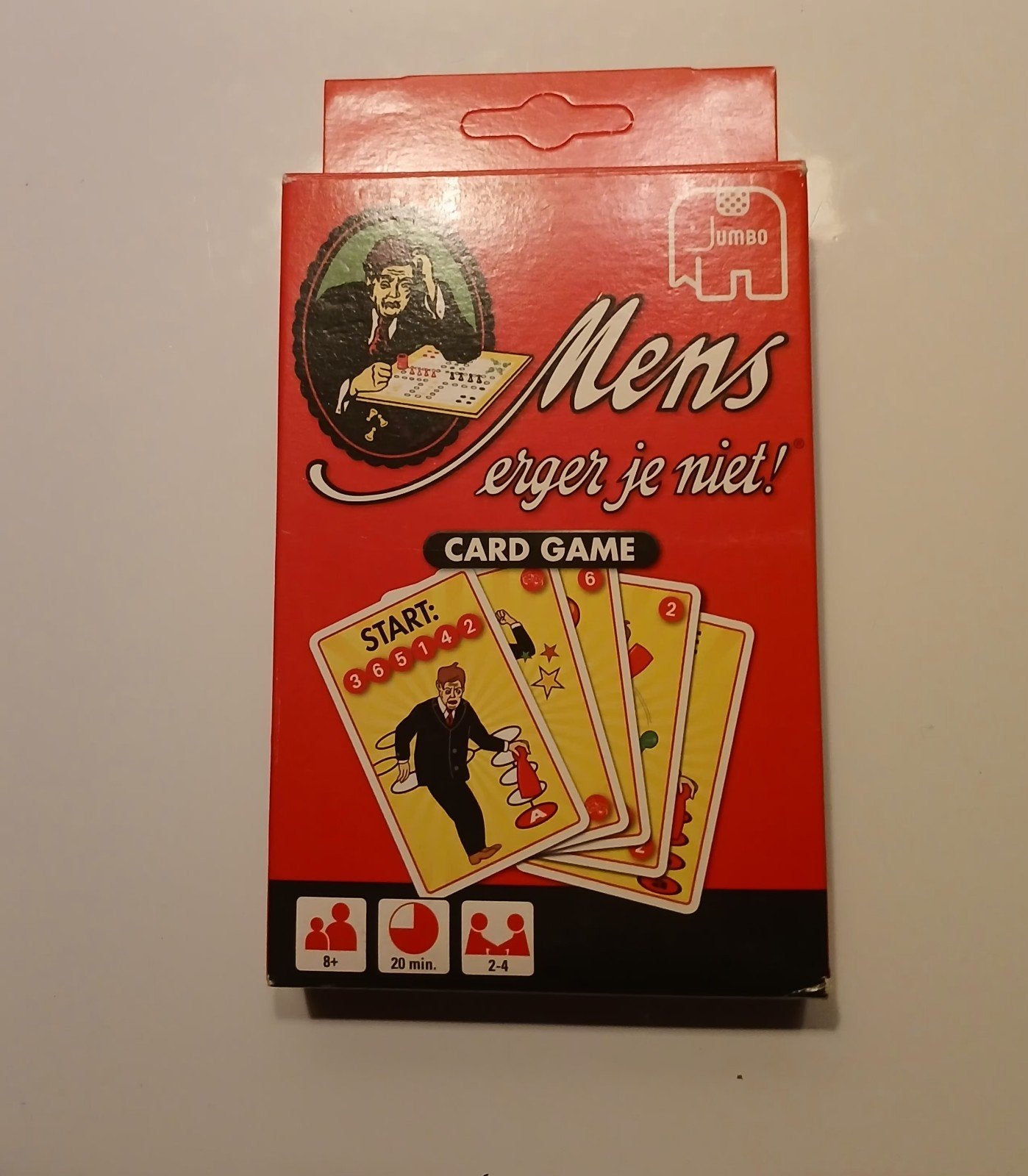 Mens erger je niet! Card Game - Jumbo, Hobby en Vrije tijd, Een of twee spelers, Ophalen, Gebruikt, Jumbo