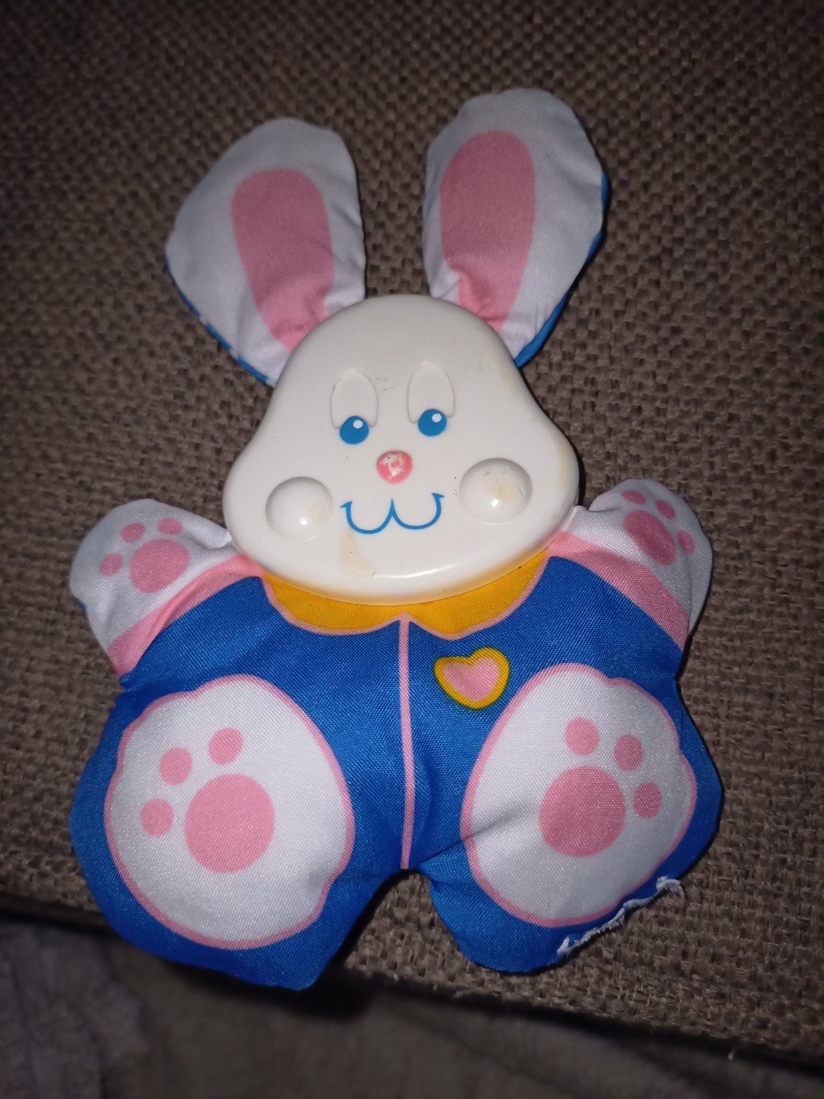 Vintage Fisher price konijn rammelaar., Ophalen of Verzenden, Rammelaar